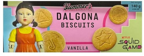 SquidGame Biscuits Vanilla/Galletas Dalgona Juego del calamar