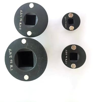 RJSPHH 4PCS Low Profile Impact Socket Adapter Set. Drive Ratchet Adapter Set (1 to 3/4, 3/4 to 1/2, 1/2 to 3/8,and 3/8 to 1/4)