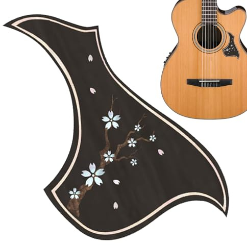 Acoustic Guitar Pickguard, Guitar Scratch Protector, Anti-Scratch Guitar Sticker, Protective Guitar Pickguard, Durable Guitar Sticker, Stringed Instrument Pickguard, Acoustic Guitar Accessory, Guitar