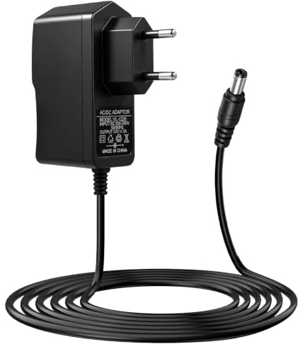 Cagrin Adaptador de Corriente 12V 2A Universal con Conector DC 5,5 x 2,5 mm | Fuente de Alimentación AC 100‑240V a DC 12V 24W para Tiras LED, Router, Cámara CCTV, TV Box, Pantalla, Monitor LCD