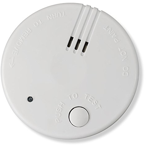 Nemaxx 6704 FL2 Rauchmelder-hochwertiger & diskreter Mini Brandmelder Feuermelder Rauchwarnmelder mit Lithium Batterie-nach DIN EN 14604 + 1x Magnetbefestigung, 1er-Paket