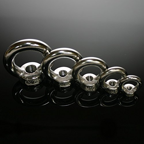 Ringmuttern Zurrösen Muttern Edelstahl A2 V2A DIN 582 M 6 M 8 M 10 M 12 M 16 (M8)