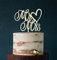 Cake Topper, Mr & Mrs, Tortenstecker, Tortefigur Acryl, Hochzeit Hochzeitstorte Kuchenaufstecker (Elfenbein)