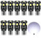 AGLINT T10 194 LED Bulb CANBUS Error Free W5W 501 168 2825 Wedge 12V Replacement Bulb for Car Interior Dome Map Door Side Trunk Courtesy Position Light License Plate Lights 6500K White 10PCS