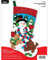 Bucilla 86900E - Kit de calcetín de Navidad con apliques de fieltro, muñeco de nieve y cachorros, 18 pulgadas
