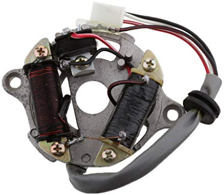 Backbayia Zündspule Rotor Motorrad Magneto Stator Coil für Yamaha PW50