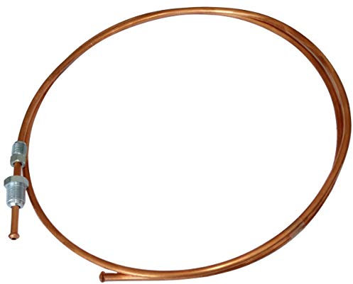 AERZETIX: Conduite de freins tuyau tube en cuivre Ø4.76mm avec raccords M12x1/M10x1 (130cm)