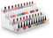 Support de Vernis à Ongles Transparant Présentoir Vernis à Ongles Acrylique Multifonctionnel Organisateur Acrylique pour Produits Coméstiques Bouteilles d’Huiles Essentielle Vernis à Ongles(4 Niveaux)