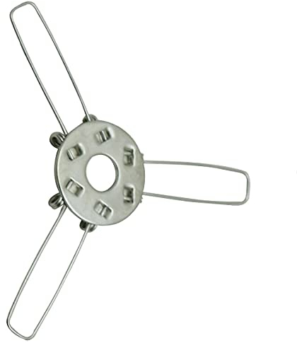DC VOLTAGE 3 Gabeln Metall-Lampenschirm-Federclip-Befestigung, Lampenschirm-Federhalterclip für Montagehalterungen Beleuchtung Pendelleuchten Laternen Zubehör