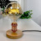 Tianfan Table Lamps Vintage Led Bulb G125 Kits Dimmable Edison Bulb Decotative Lights Wooden Base E27 220-240V (Dream)