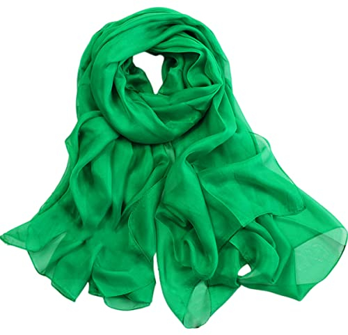 FAIRYGATE Damen Schal Stola Halstuch Tuch aus Chiffon für Frühling Sommer Ganzjährig 6044