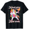 Einhorn konfetti im Herzen Kostüm Karneval Kostüm Faschings T-Shirt