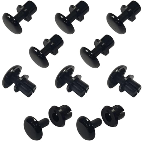 cyclingcolors 10x rivet clip plastique fixation agrafe à expansion pare-choc cache-moyeu garniture voiture Ø3,6mm x 3mm-4mm