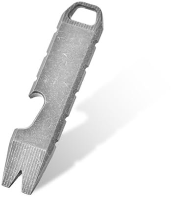 Pry Bar, TC4 Titanium Pocket Pry Tools with Bottle Opener Function for Outdoor Camping