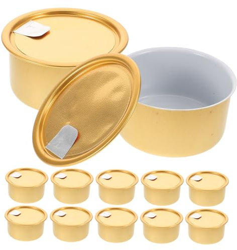 BIUDECO Lebensmittelechtes Aluminium 100 Ml Leere Dosen Deckel Tierfutterdose Für Katzen Und Hunde Runde Dose Leicht Tragbar