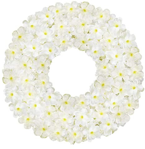 Fcnjsao Künstliche Kirschblüte Rattan Rebe Seide Efeu Bogen Künstliche Blumen Girlande Hochzeit Dekoration Home Decor