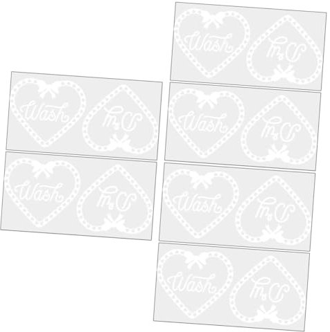 NUOBESTY 3 Series Etiqueta De La Lavadora Decoración De La Pared Del Cuarto De Lavado Etiqueta De Lavadora Y Secadora Montado Lavadora Pegatinas Adorno De Etiqueta De Lavadora 2 Piezas X 3