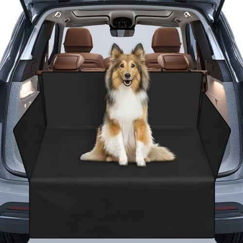 Brslainn Kofferraum Schutzmatte Hund Kofferraumschutz Universal Auto | mit Seiten- und Ladeschwellenschutz Wasserdicht Kratzfest & Hundedecke Auto Kofferraum
