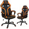 GIOSEDIO GP Racer Gaming Chefsessel Bürostuhl Modisch Racing Stuhl Computerstuhl (Schwarz/Orange)