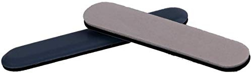 16 Teflon-Möbelgleiter - selbstklebend - Größe wähbar - eckig und rund - PTFE-Beschichtung/Möbelgleiter/Teflongleiter/Stuhlgleiter (19 x 72 mm)