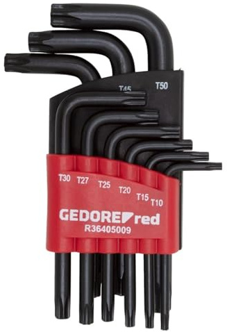 GEDORE Red Allen Wrench Set TX 9-Piece Short