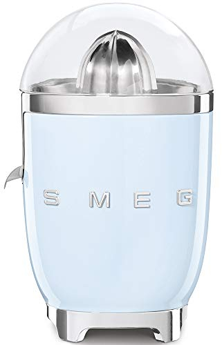 SMEG Exprimidor CJF01PBEU, 70 W, Acero Inoxidable, azul pastel