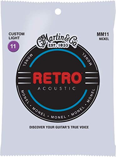 Martin (MM11) - Cuerdas para guitarra acústica, Custom Light