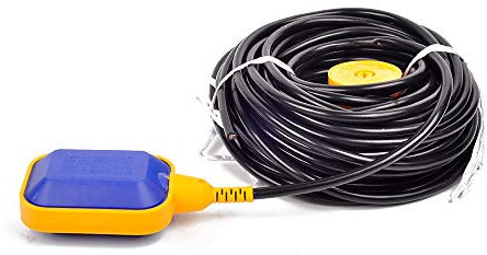 BOYA INTERRUPTOR DE NIVEL PARA ARRANQUE Y PARADA DE BOMBAS DE AGUA - CABLE 5 METROS, 250V, 10A