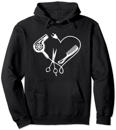 Schneiden Föhnen Kämmen Friseur Meister Pullover Hoodie