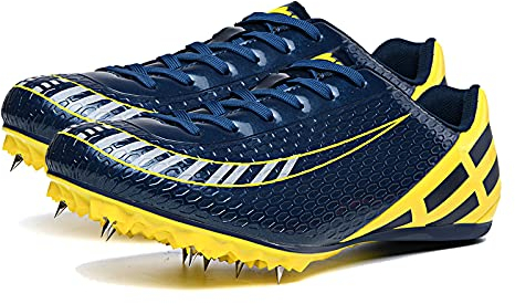 NBWS Männer Frauen Laufschuhe Trainingsschuhe Leichtathletik Sprint Spikes Männliche Trainingsschuh Lace Up Atmungsaktive Turnschuhe Spike-Schuhe Tragen Geeignet Für Professionelle Sportschuh, 36 EU
