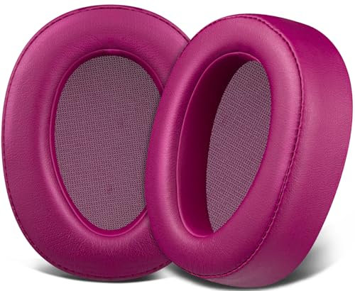 SOULWIT Earpads Cushions for Sony WH-H900N (h.Ear on 2 Wireless) & MDR 100ABN (h.Ear on Wireless) Noise Canceling Over-Ear Headphones, Ear Pads Replacement - Bordeaux