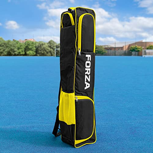 FORZA Borsa Mazze Da Hockey - Trasporta Con Facilità Kit E Mazza | Gamma Di Colori E Modelli (Borsa Deluxe (4x Mazze Da Hockey), Nero)