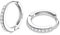 MILACOLATO 925 Sterling Silber Creolen für Damen Männer Zirkonia Knorpel Creolen Ohrringe Leichte Kleine Huggie Creolen Ohrringe