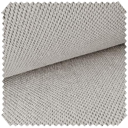 novely® CURTIS - Schwer Entzündbarer Möbelstoff - Wasserabweisender Polsterstoff mit Wabenstruktur - Pflegeleicht Meterware 1lfm | Farbe: 83 Grau Taupe