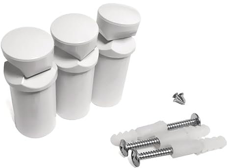 Radiator Accessories,Towel Rail Radiators Universal Brackets Chrome,White,Black, Radiator Valves (White Triple Brackets Only)