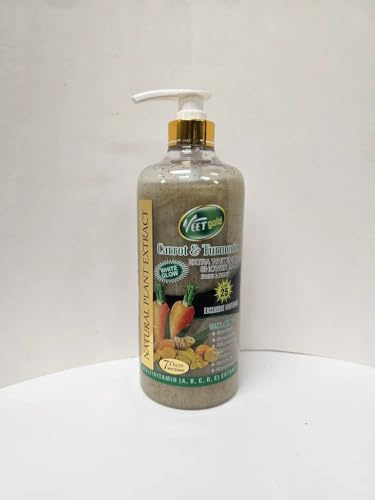 Veetgold Carrot & Turmeric Shower Gel for Body - Veetgold Deep Cleansing, Hydrating, and Nourishing Body Wash, 1 Pcs