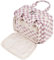 Kulturtasche Damen Gross & Kosmetiktasche Groß, Waschtasche Damen Make up Tasche für Herren & Volle Größe Kulturbeutel für Kinder (Staubige Rose Schachbrett)