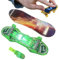 Generisch Kids Finger Skateboard, Skateboard Toy for Kids, Fingerboard Toy for Skate Lovers, Skateboard Toy with Lights, Finger Skateboard for Tricks, Led Fingerboard, Small Skateboard for Kids