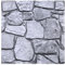 COMSTICKC Panneaux Muraux 3D Adhesif Pierre, 10 Pièces, 30x30 cm, Grise Fausse Brique Murale PVC, Revêtement Mural 3D Adhésif Imitation Pierre, imperméable