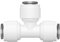 Ctyjia 1 Pezzi Raccordo per Tubo Acqua, 3/8'' Tee-Type Quick Connect Depuratori d'acqua Raccordi, Raccordo Filtro Acqua ad Osmosi Inversa