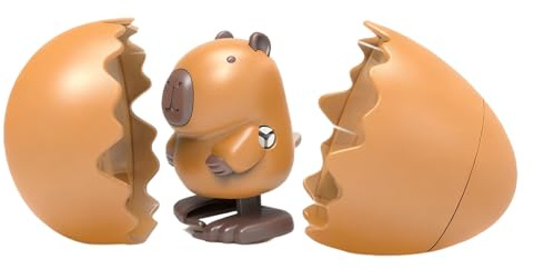Generisch Aufziehspielzeug – Hüpfendes Dinosaurier-Wasserschwein-Ei | Interaktives Brettspiel-Streichspielzeug – ABS-Hüpftier für Vorschul-, Klassenzimmer-, Reise-, Party-, Geburtstags