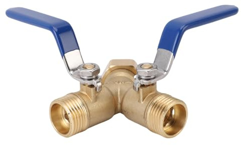 Generic Haushalts-Gartenschlauch-Umlenker aus Messing mit Langem Griff für Hinterhof-Bewässerungssystem