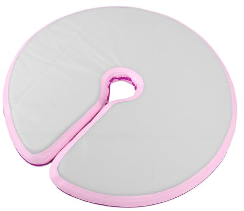 Annadue Uppblåsbar Poledance Matta, Halksäker Rund Matta 120cm, för Dans | Anti Slip PVC Air Mat for Home Gym, Portable with Air Pump, Studio Training Mat