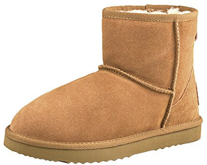 Shenduo Donna Stivali da Neve Caviglia Classici, Stivaletti Invernali DA5854 Chestnut 38EU