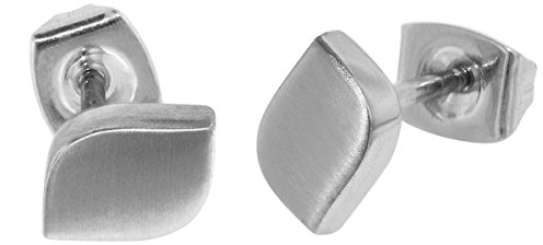 Boccia Damen-Ohrstecker Titan mattiert - 05008-01