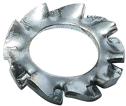 AERZETIX - C19104-100 x Fächerscheiben - Zahnscheiben - Sicherungsscheiben - Außengezahnt - M3 Ф6mm H0.4mm - Verzinkter Stahl