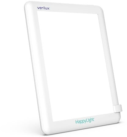 Verilux HappyLight VT22 Lucent Lampe de thérapie à lumière blanche lumineuse 10 000 Lux avec lentille 35 po
