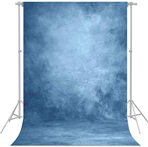 econious Photography Backdrop, 1.5x2.2m Abstract Light Blue Portrait Backdrops for Photography, Studio Props Photo Backdrops, with Rod Pocket (Backdrop Only)