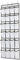 SAVERHO Over The Door Shoe Organizer, Hanging Shoe Organizer with 24 Mesh Large Pockets Door Shoe Rack Organizer for Men Women Kids Hanging Shoe Storage Bag.(White)