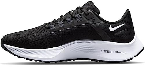 Nike Damen Air Zoom Pegasus 38 Laufschuh, Black White Anthracite Volt, 41 EU